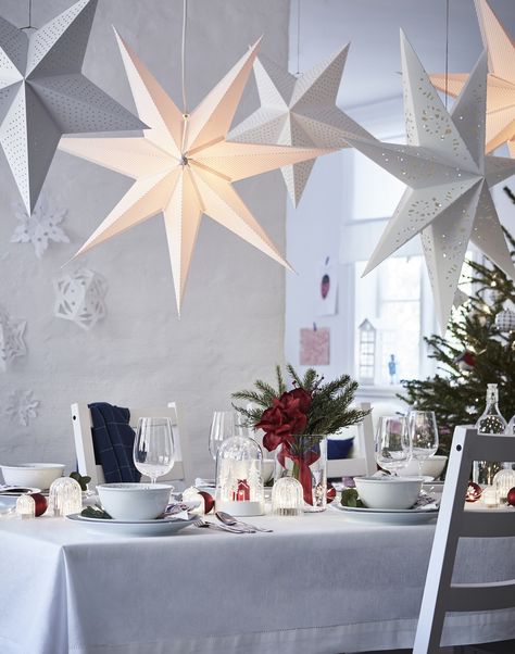 The Nordroom - IKEA Christmas 2019 Ikea Lighting, Winter Table Decorations, Chris Botti, Ikea Christmas, Ikea New, Decor Ikea, Winter Table, Xmas Lights, Grand Designs