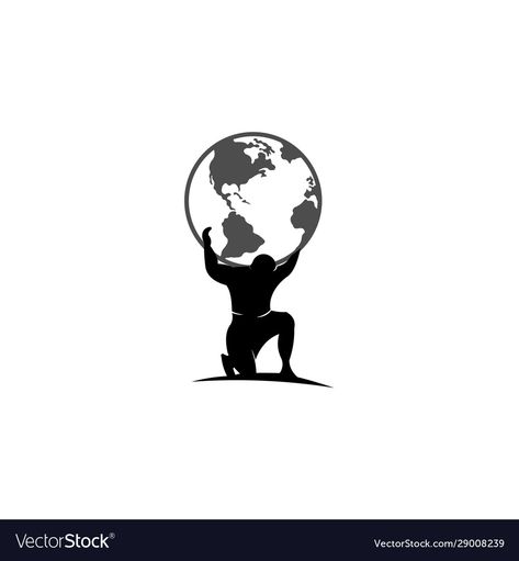 Atlas Holding The World, Holding The World, Globe Vector, The More You Know, Transparent Png, Vector Design, High Res, Png Images, Adobe Illustrator