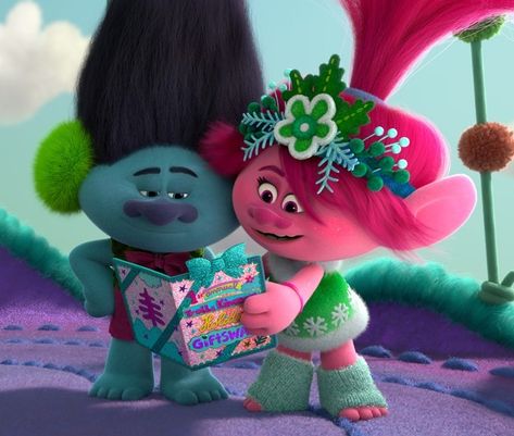 Trolls Christmas, Trolls Holiday, Lucas Movie, Branch Trolls, Rainbow Images, Poppy And Branch, Oki Doki, Trolls Movie, Aesthetic Letters