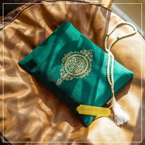 Unveiling the essence of spirituality in every stitch. Introducing our latest creation: Velvet Embroidered Quran Covers by Home Comforts. Elevate your reverence with luxury.✨ Explore more and shop now at: https://homecomfortspk.com/collections/quran-covers . . #homecomforts #elegantquran #divinevelvetqurancover #divinevelvetverse #divinetextilequrancover #cherishthemoments #luxuryliving #giftideas #QualityProducts #InteriorStyling #HappyCustomers #homeinspiration #luxuryliving #highend #lux... Quran Covers Design, Green Quran, Quran Cover Design, Customized Quran Cover, The Quran Book, Quran Covers, Luxury Living, Quran, Interior Styling