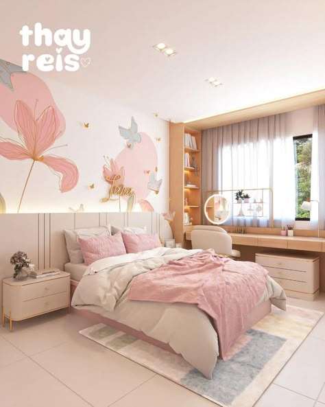 Modern Kids Room Design, Bedroom For Girls Kids, Kids Bed Design, Girls Room Design, Kids Room Interior, Kids Room Interior Design, Modern Kids Room, Kids Bedroom Inspiration, Kids Bedroom Designs