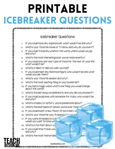 Icebreaker Getting to Know You Activities for Kids Interactive Ice Breakers For Adults, Icebreaking Activities, Games For Little Kids, Teamwork Activities, School Icebreakers, Icebreaker Questions, Ice Breaker Questions, Get To Know You Activities, Icebreaker Activities