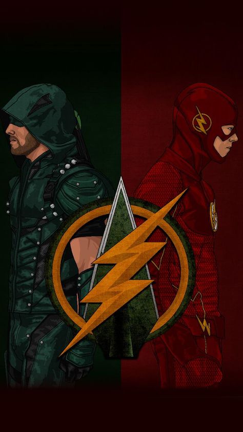 Fondo Bi Stuff, Flash And Arrow, Arrow Comic, Dc Aesthetic, Dc Wallpaper, Arrow Painting, Dc Fanart, Flash Vs, Flash Comics