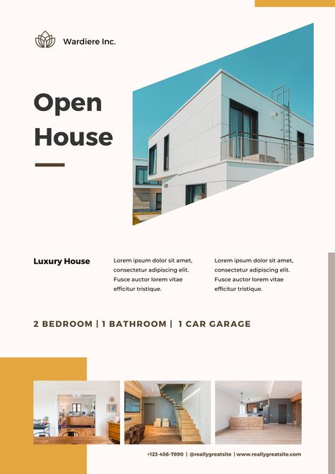 Looking to promote your open house event with an eye-catching and professional flyer without spending a dime? Look no further than the Flyer Open House Free Canva Template.

With this Flyer Open House Free Canva Template, you find perfect solution for creating standout flyers that attract potential buyers to your property. Whether you're looking to create a flyer for a residential or commercial property, the Flyer Open House Free Canva Template has you covered Open House Flyer Design, House Sale Poster, Open House Flyers Real Estate, Apartment Ads, Pickle Brine, Open House Flyer, Open House Real Estate, Apparel Design Inspiration, Modern Real Estate