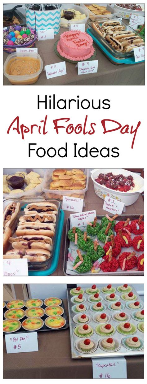 Awesome April Fool's Day food ideas! April Fools Ideas, Pranks For School, April Fools Food, Funny April Fools Pranks, Food Pranks, Best April Fools, Easter Food Crafts, Easter Food Appetizers, April Fools Pranks