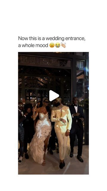 couples! 💫 on Instagram: "If my wedding entrance isn’t like this I don’t want it
via: liridonkrasniqi a8onita/tiktok" Wedding Entrance, August 9, My Wedding, Entrance, On Instagram, Instagram