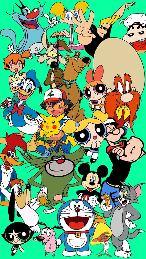 This my composition of cartoon characters. All Cartoon Characters, Jessica And Roger Rabbit, Doremon Cartoon, Tufting Diy, Funny Lockscreen, Oliver And Company, Cartoon Character Pictures, Framed Wallpaper, Dope Cartoon Art