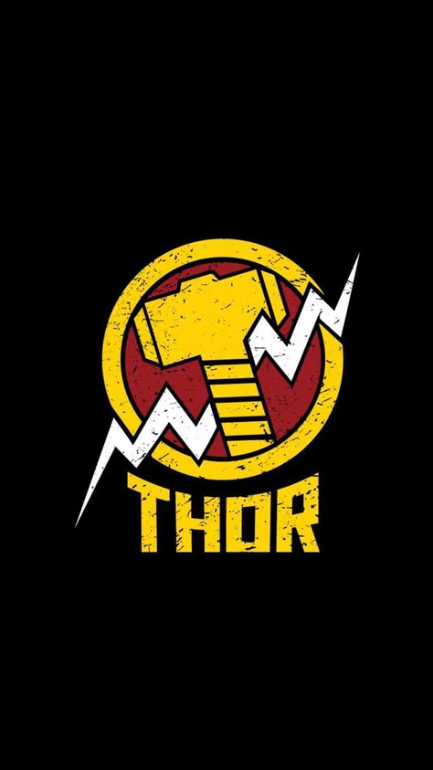 Thor Logo, Kapten Marvel, Hammer Logo, Thor Wallpaper, Wallpaper Marvel, Thor Comic, Hero Logo, Marvel Cartoons, Marvel Logo