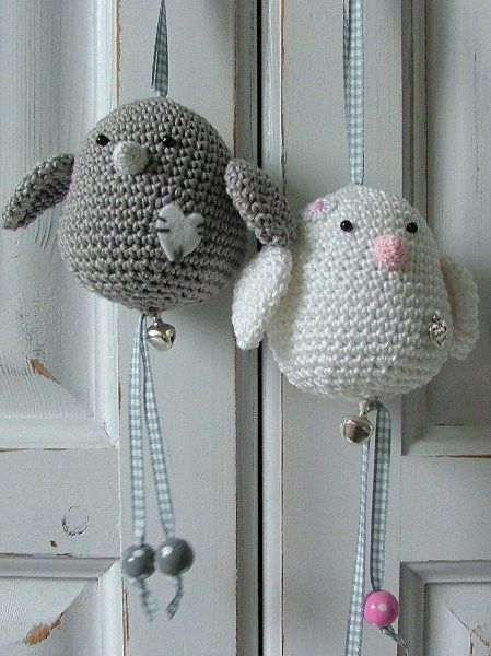 Confection Au Crochet, Crochet Birds, Pola Amigurumi, Haken Baby, Crochet Diy, Love Crochet, Crochet For Kids, Knitted Toys, Crochet Dolls