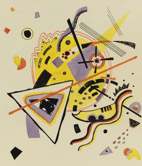 Kandinsky Paintings, Wassily Kandinsky Art, Art Kandinsky, Kandinsky Art, Istoria Artei, Wassily Kandinsky Paintings, Soyut Sanat Tabloları, Famous Paintings, Wassily Kandinsky