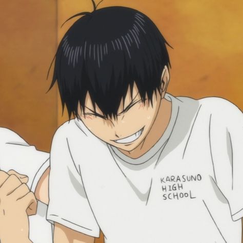 Kageyama Tobio, Black Hair, A Man, Hair, White, Black