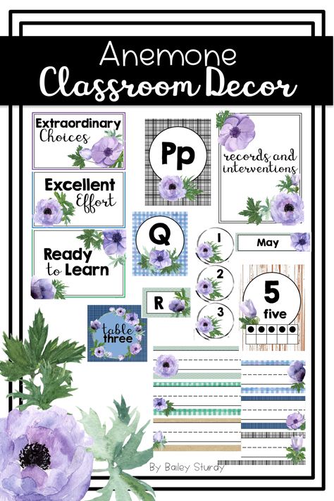 Lavender Classroom Decor, Purple Classroom Theme, Classroom Decor Purple, Navy Classroom Decor, Teal Classroom Decor, Lavender Classroom, Purple Classroom Decor, Purple Classroom, 4th Grade Classroom Setup