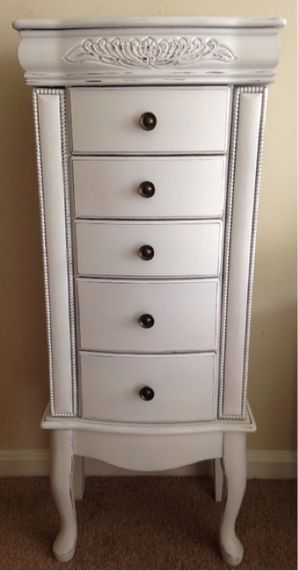 DIY Jewelry Armoire Makeover – The "C" Experience Refurbished Jewelry Armoire Minimalist, Repainted Jewelry Armoire, Repaint Jewelry Armoire, Chalk Paint Jewelry Armoire, Diy Jewelry Cabinet, Diy Jewellery Dish, Painted Jewelry Armoire With Cutouts, Jewelry Armoire Diy, Jewelry Armoire Makeover