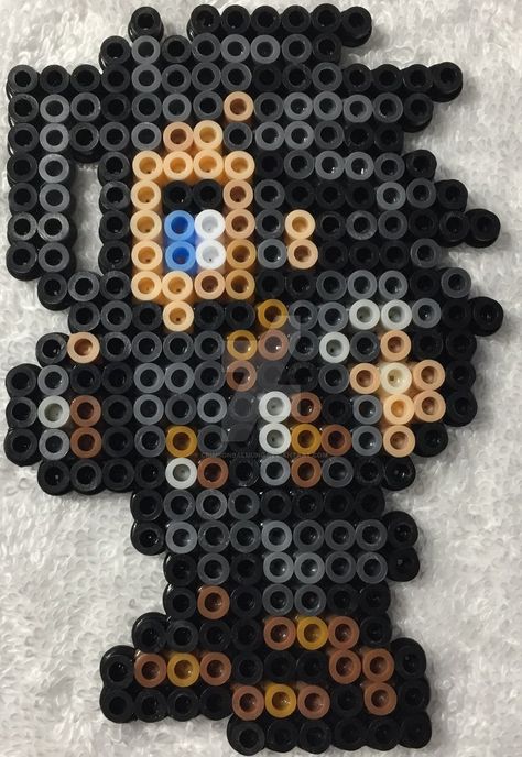 Angeal Hewley, Pixel Art Maker, Bead Things, Zack Fair, Pixel Art Pokemon, Hama Beads Design, Beads Design, Diy Perler Bead Crafts, Pixel Art Characters