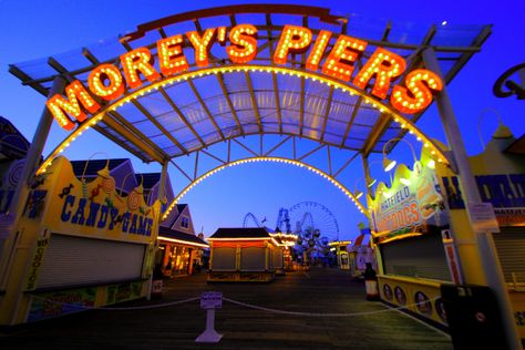 Moreys Piers on Wildwood, NJ boardwalk | Explore Eagles9359 ... Wildwood Boardwalk, Summer Weekend Getaway, Texas Beaches, Wildwood Crest, Wildwood Nj, Water Parks, South Jersey, Jersey Girl, Beach Rentals