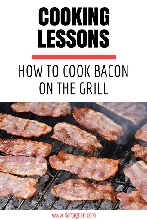 How To Grill Bacon, Grill Bacon, Canned Bacon, Grilled Bacon, Bacon Grill, Bacon On The Grill, Camping Breakfast, Grilled Food, Bbq Bacon