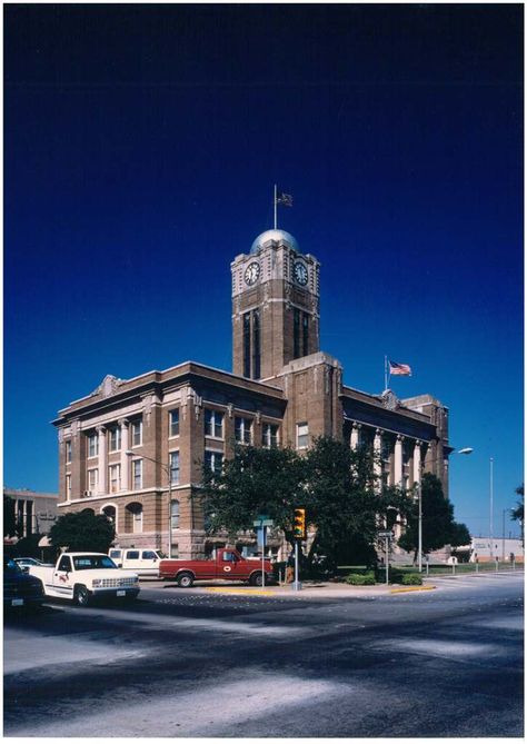 Johnson County Courthouse, Cleburne, Texas - Photo Credit Bob Force #courthouses Cleburne Texas, Life In Usa, Texas Photo, Johnson County, Texas Girl, Western Life, Empire State Building, Travel Usa, Photo Credit