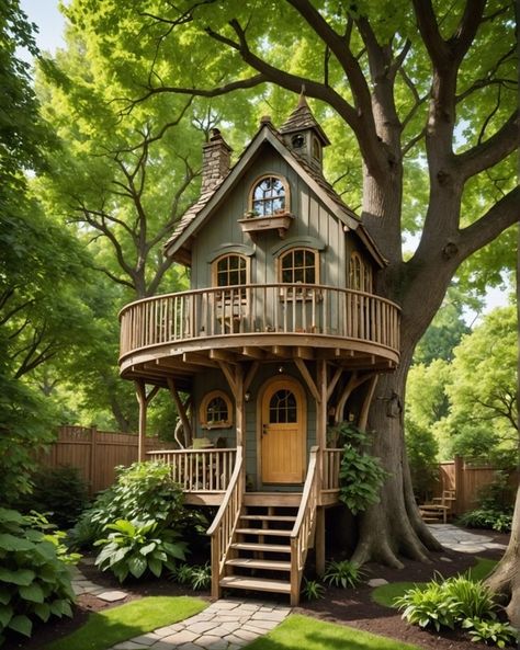 20 Coolest Tree House Ideas For Endless Backyard Fun – ToolzView Interesting House Designs, Kids Tree House Ideas, Castle Tree House, Mini Tree House, Tree House Ideas, Diy Treehouse, Wash Bed Sheets, Adult Tree House, Treehouse Ideas