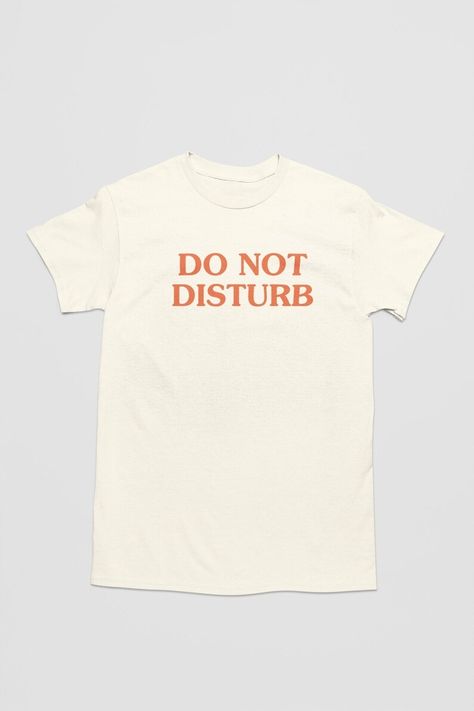 Do Not Disturb, Introvert Shirt, Attitude Shirt, Stress Relief, DND Shirt, Homebody, Antisocial Dnd Shirts, Do Not Disturb, Anti Social, Funny Tees, Novelty Gifts, Running Errands, Short Sleeve Tee, Adult Outfits, Tops & Tees