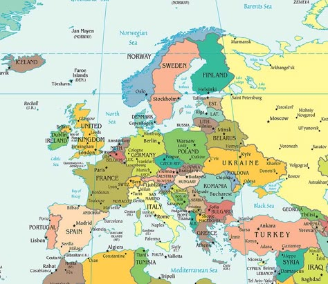 Eastern Europe Map, Map Of Europe, European Map, Germany Map, College Board, Map Of The World, Backpacking Europe, Voyage Europe, Country Maps