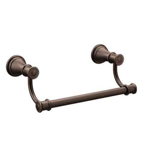 Wall Mounted - Hand Towel Holder - Bronze - Towel Bars - Bathroom Hardware - The Home Depot Cafe Washroom, Candy Bathroom, Powder Room Reno, Interior Updates, Rubbed Bronze Bathroom, Mounted Towel Rack, Oil Rubbed Bronze Bathroom, Hand Towel Bar, Vet Hospital