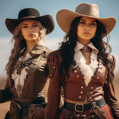 Wild West Women Aesthetic, Female Outlaw Outfits, Women Cowboy Outfits, Old West Outfits, Wild West Outfit Women, Wild West Women, Saloon Outfits, Victorian Cowgirl, Classy Cowgirl Outfits