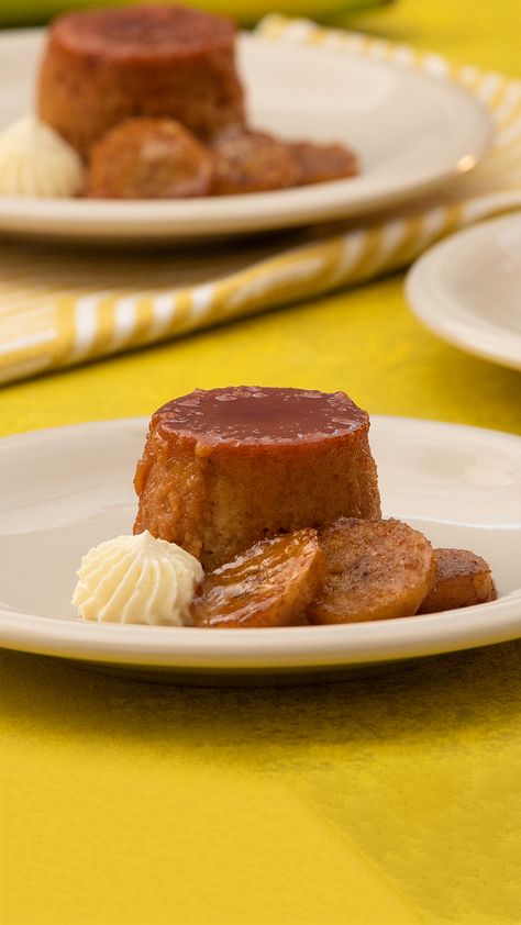 How to Make Plantain Flan Dessert Souffle, How To Make Plantains, Secret Speakeasy, Wrapped Shrimp, Plantain Recipes, Caribbean Cuisine, Ikea Kallax, Exercise Routines, Unique Desserts