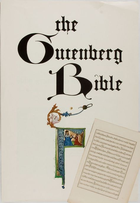 Gutenberg Bible Bible Typography Design, Typo Inspiration, Gutenberg Bible, Johannes Gutenberg, Annual Report Design, Be Strong And Courageous, Bible Art, Handsome Anime Guys, Graphic Design Typography