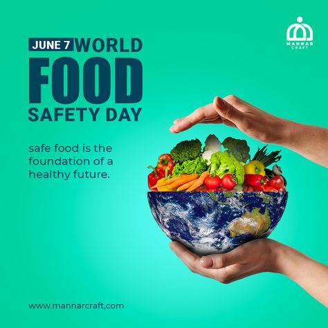 Celebrating World Food Safety Day, because safe food is the foundation of a healthy future. 🍽️🌍 #WorldFoodSafetyDay #FoodSafetyMatters World Food Safety Day June 7, Food Safety Day Creative Ads, World Food Safety Day Creative Ads, Linkedin Template, World Food Safety Day, Food Safety Day, Baby Elephant Drawing, Global Food Security, Safety Awareness