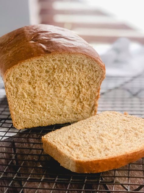 Honey Wheat bread recipe made with half whole wheat flour, half bread flour and a few other simple pantry ingredients for fresh baked bread any time! Whole Wheat French Bread Recipe, Honey Wheat Bread Recipe, Carrot Cake Recipe From Scratch, Homemade Bread Recipes, Honey Wheat Bread, Fresh Baked Bread, Wheat Bread Recipe, French Bread Recipe, Simple Pantry