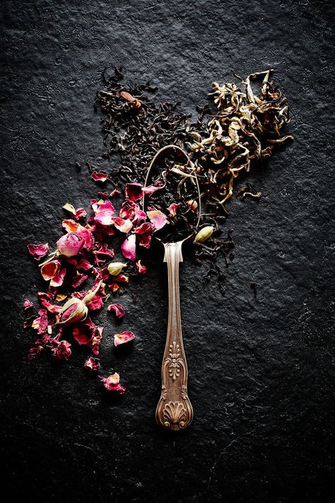 Rose Petal Tea, Herbal Tea Photography, Herb Photography, Tea Image, Photography Tea, Spices Photography, Food Art Photography, Food Photography Inspiration, Keramik Design