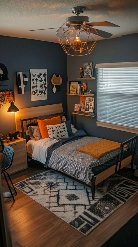 Bedroom For 7 Year Boy, Boy Kid Room Ideas, Small Teen Boy Bedroom Ideas, Boys Bedroom Small Space, Modern Kids Bedroom Boys Interior Design, Bedroom Ideas For Boys Age 10, Small Bedroom Teen Boy, Kids Bedroom Designs Boys, Small Kids Bedroom Ideas For Boys