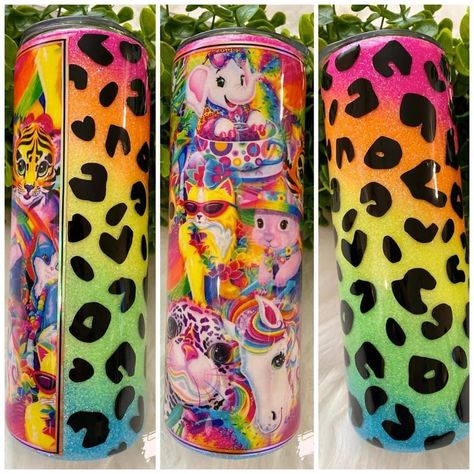 Lisa Frank Tumbler Ideas, Lisa Frank Tumbler, Tumbler Cups Ideas, Epoxy Pens, Neat Gift Ideas, Cups Ideas, Pen Ideas, Yeti Cups, Hobbies To Try