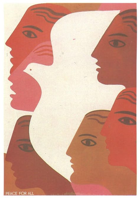 jean carlu Peace Poster, Illustration Kunst, International Day Of Peace, Soviet Art, 카드 디자인, Soyut Sanat Tabloları, Illustration Art Girl, Propaganda Posters, Vintage Soviet