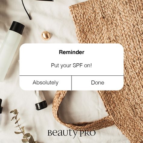 Always wear your SPF, all year round! Spf Reminder, Benefits, How To Wear