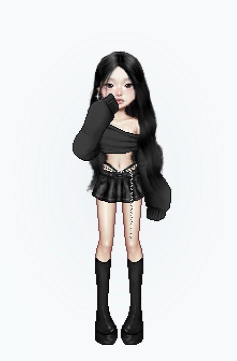 Everskies - cheun Everskies Dress, Outfits For Stage, Drama Outfit, Sophia Grace, Y2k Profile, Dance Style Outfits, Black Bratz, Cover Dance, Black Bratz Doll