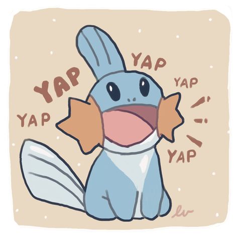 Me when someone asks me about my favourite topics … 🤭✨ Alas another Pokémon drawing I abandoned in fall 2023 and now finally finishing 🤣 Ya’ll should see my procreate app, it’s chaotic how many WIPs I have (I have a lotta projects on the go lol!) I remember being on deviantART in 2007 and mudkip was such a big meme thing back in the day?! Anyways I love this expression on their faces and it looks like they’re about to yap away 😆 (Thank you for your support!! Every interaction is so apprec... Mudkip Pfp, Mudkip Art, Pokémon Funny, Pokémon Drawing, Pokemon Team, Pokemon Funny, Pokemon Teams, Drawing Stuff, Pokemon Drawings