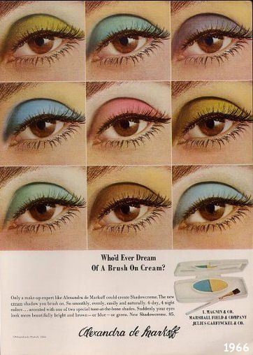 Retro Beauty Ads - theFashionSpot 1960s Makeup, Vintage Makeup Ads, 60s Makeup, Beauty Ads, 70s Makeup, Drag Make-up, Makeup Ads, Retro Makeup, Retro Beauty