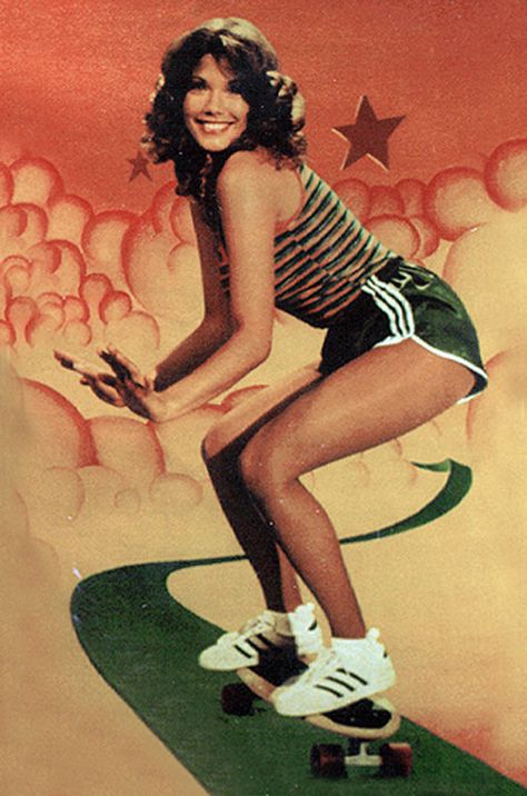 Skateboard Barbi Benton, Bad Songs, Up Girl, 70s Fashion, Pose Reference, Skateboard, Pin Up, A Woman, Dj