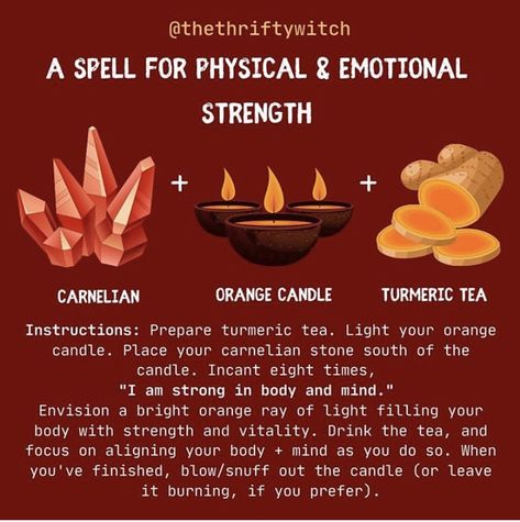 Turmeric Witchcraft, Strength Spell, My Intent, Jar Spells, Easy Spells, Happy March, Wiccan Magic, Orange Candle, Witch Candles