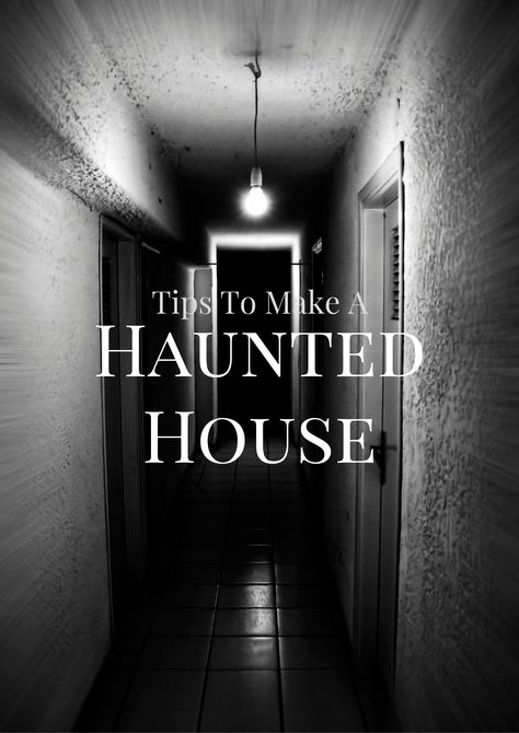 Make A Haunted House, Easy Haunted House, Best Haunted Houses, Spook Houses, Fright Fest, Autumn Things, Haunted House Diy, Diy Haunted House Props, Scary Haunted House