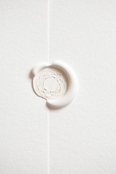 Wedding Ideas: wax-seal-white White Seal, Party Quotes, Visual Story, 카드 디자인, White Wax, White Party, Shades Of White, White Aesthetic, Wax Seals