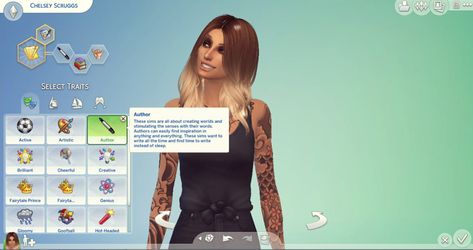 Mod The Sims - Author CAS Trait Sims4 Traits, Ts4 Traits, Sims Traits, Los Sims 4 Mods, Sims 4 Traits, Sims 4 Cas Mods, The Sims 4 Pc, Sims 5, Sims 4 Game Mods