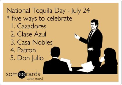 National Tequila Day - July 24 * five ways to celebrate 1 ... Tequila Shots Ideas, Tequila Drinks Easy, Pure Romance Consultant Business, Cocktail Quotes, Vow Of Silence, Tequila Day, National Tequila Day, Blended Cocktail, Remain Silent