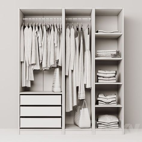 Bedroom Closet Storage, Bedroom Cupboards, Wardrobe Door Designs, Closet Design Layout, Wardrobe Organisation, Closet Renovation, Bedroom Cupboard Designs, Wardrobe Interior Design, Closet Layout