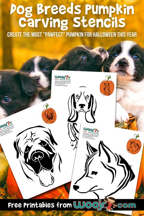 Dog Pumpkin Stencil, Dog Pumpkin Carving Stencil, Pumpkin Carving Ideas Dog, Dog Pumpkin Carving Ideas, Stencils For Pumpkin Carving, Dog Pumpkin Carving, Free Printable Pumpkin Carving Stencils, Disney Pumpkin Carving Templates, Pumpkin Carving Stencils Templates