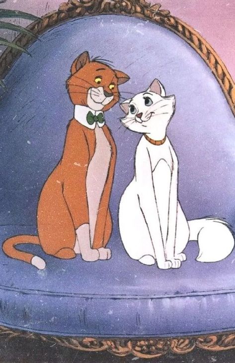 The Aristocats Wallpaper, Aristocats Wallpaper, Disney Mignon, Disney Aristocats, Disney Romance, The Aristocats, Disney Animals, Cartoons Love, Old Disney