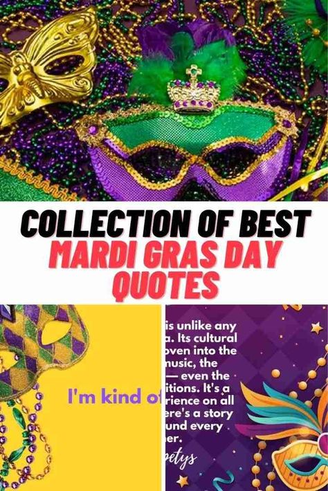 Mardi Gras Quotes #MardiGras #FatTuesday #NewOrleans #Quotes Mardi Gras Instagram, Instagram Captions 2023, Mardi Gras Quotes, What Is Mardi Gras, Captions 2023, Mardi Gras Sayings, Mardi Gras Images, Start Of Lent, Beginning Of Lent