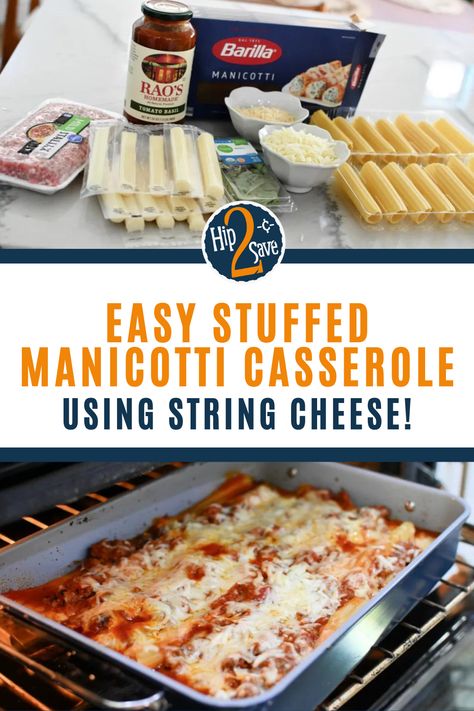 Chicken Sausage Manicotti, Recipes For Manicotti, Easy Cheese Manicotti, Oven Baked Manicotti, Recipes Using Manicotti Noodles, Cheese Stuffed Manicotti Easy Recipes, Crockpot Manicotti Lasagna, Mozzarella Stick Manicotti, Easy Baked Manicotti