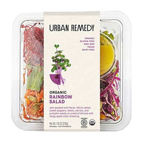 Fresh Food Packaging, Packaged Salad, Salad Packaging, Chia Parfait, Shaved Brussel Sprouts, Rainbow Salad, Gourmet Food Store, Organic Market, Whole Foods Market